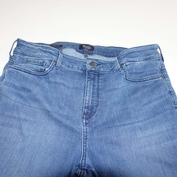 Not Your Daughter's Women's Marilyn Straight Leg Jeans Size 16 Blue 32" Inseam - Picture 2 of 7